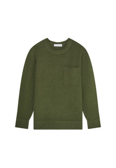 Wool and cashmere sweater with pocket - Sheridon