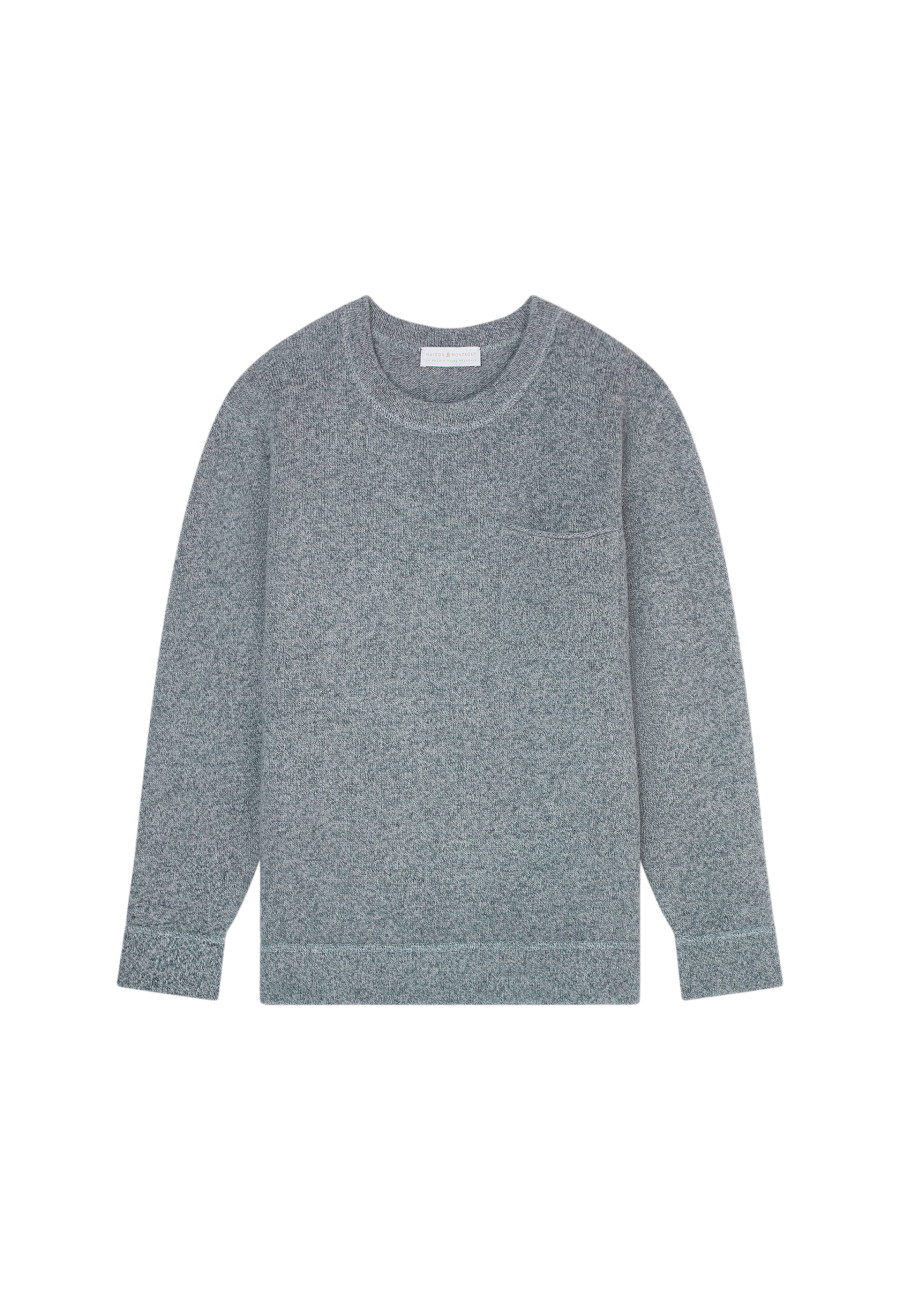 Wool and cashmere sweater with pocket - Tylan