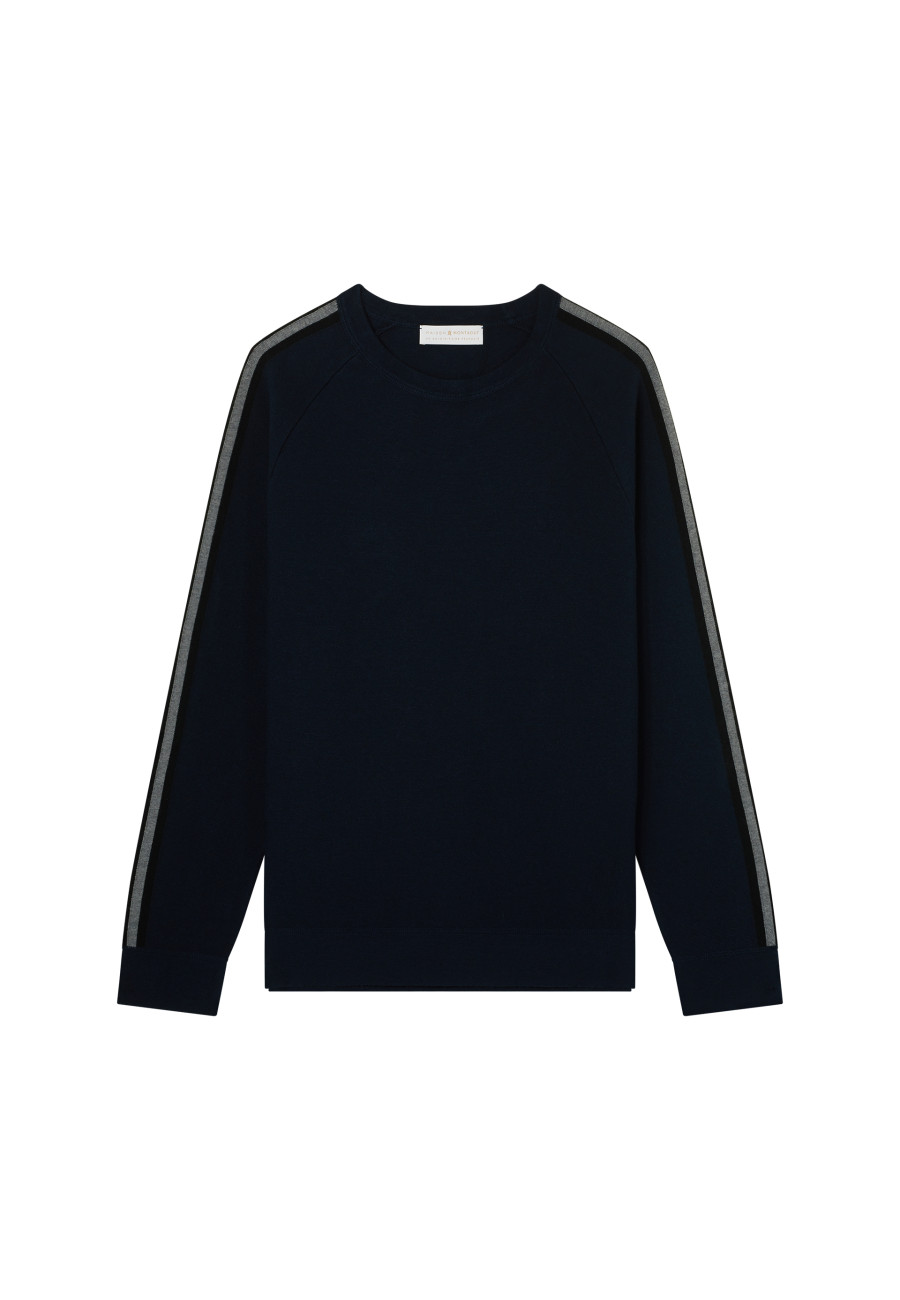 Suéter tricolor de lã mista - Sigur