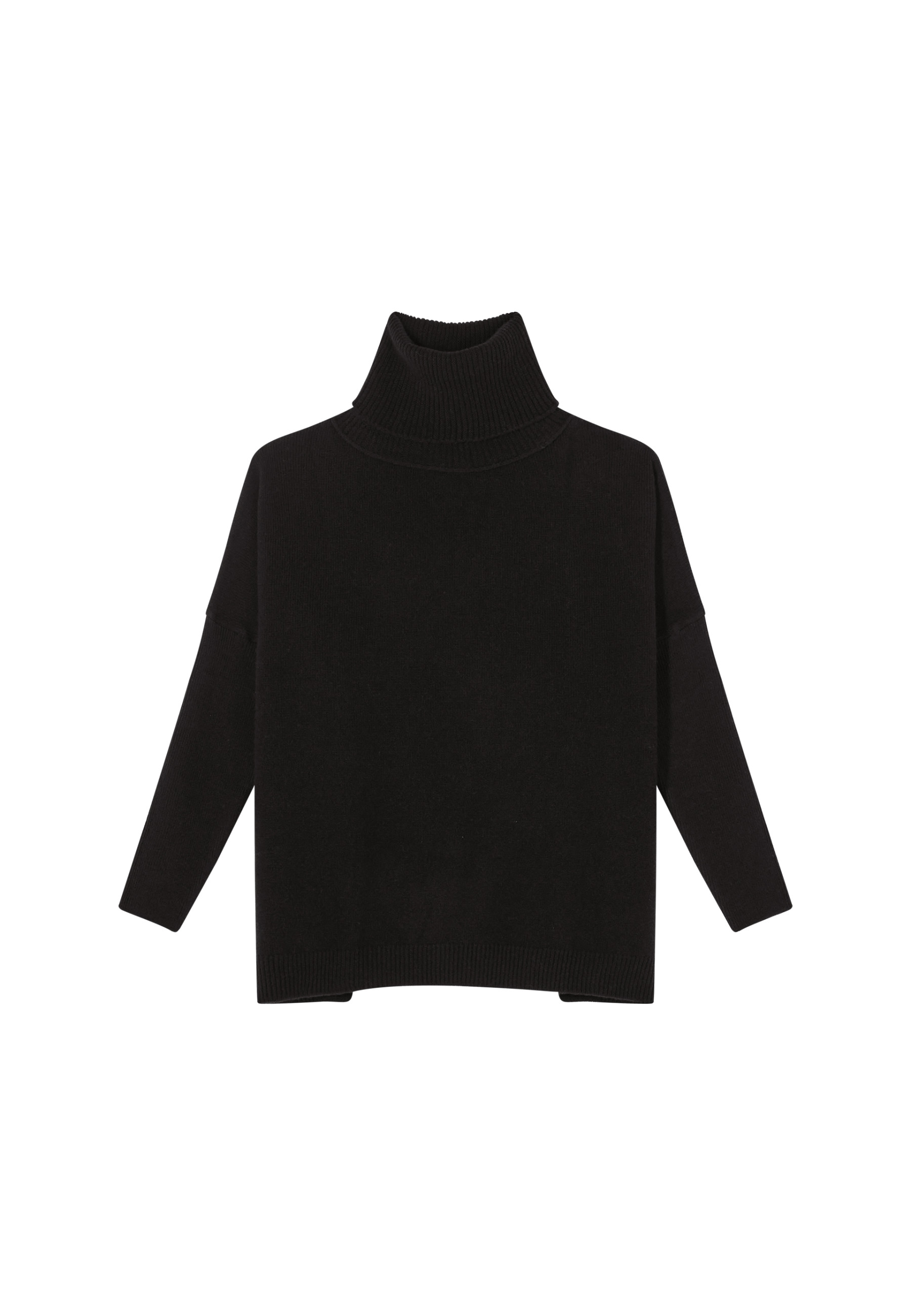 Loose-fitting turtleneck sweater in wool and cashmere - Clara
