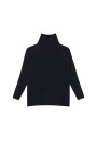 Pull ample col roulé en laine et cachemire