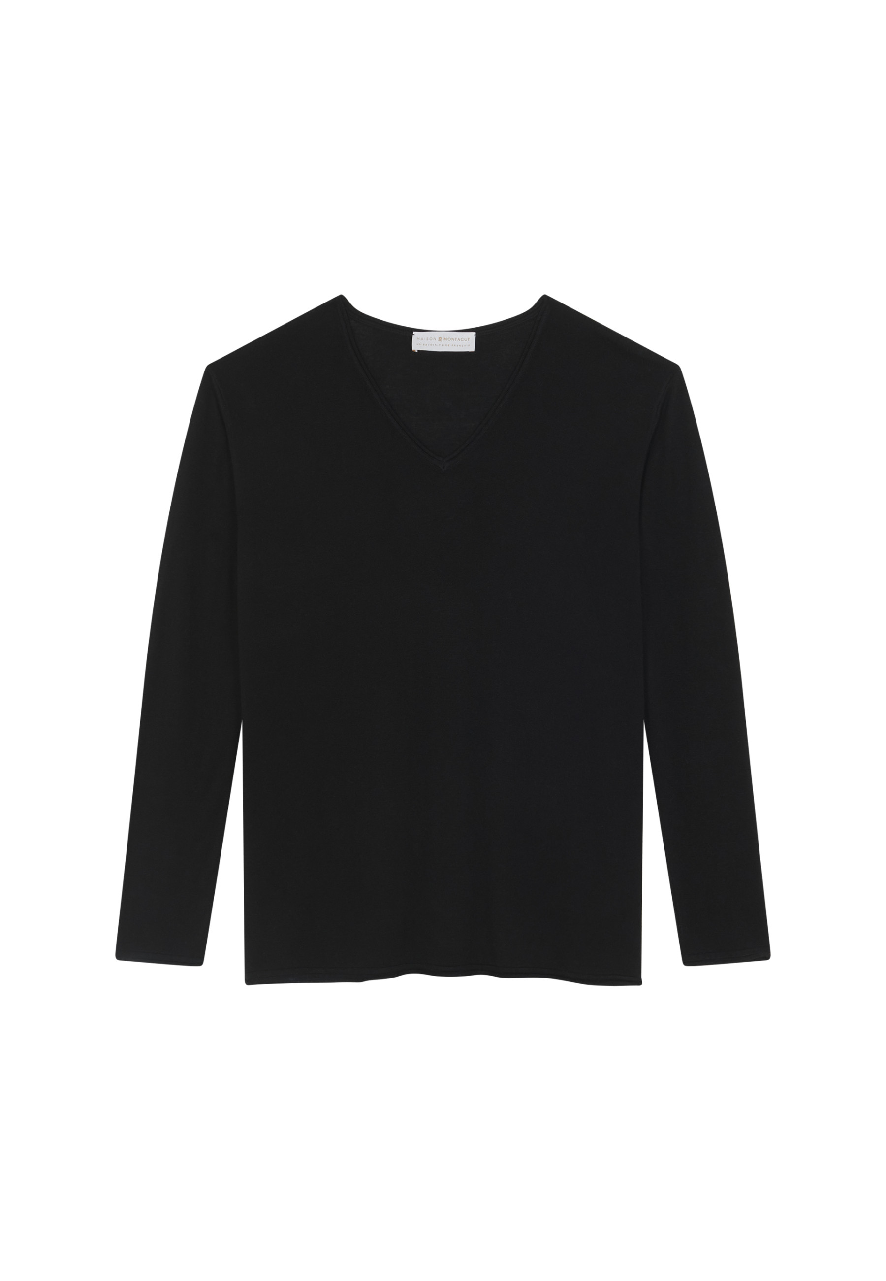 T-shirt col V en bambou cachemire - Aelys