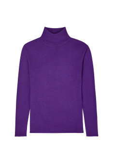 Bamboo cashmere turtleneck t-shirt - Aerio