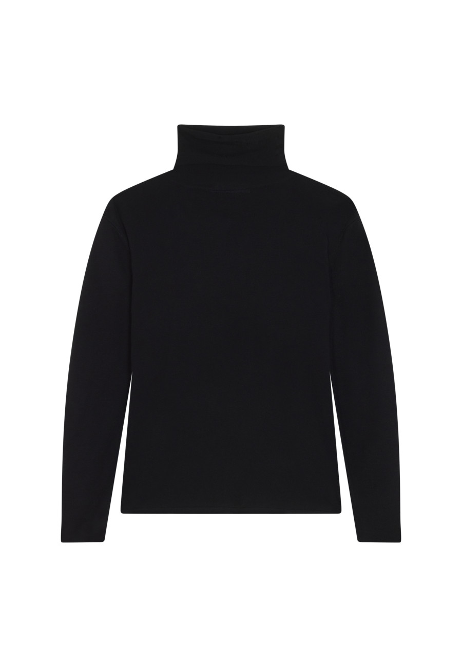 Bamboo cashmere turtleneck t-shirt - Aéris
