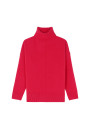 Turtleneck sweater with cashmere slits - Adena