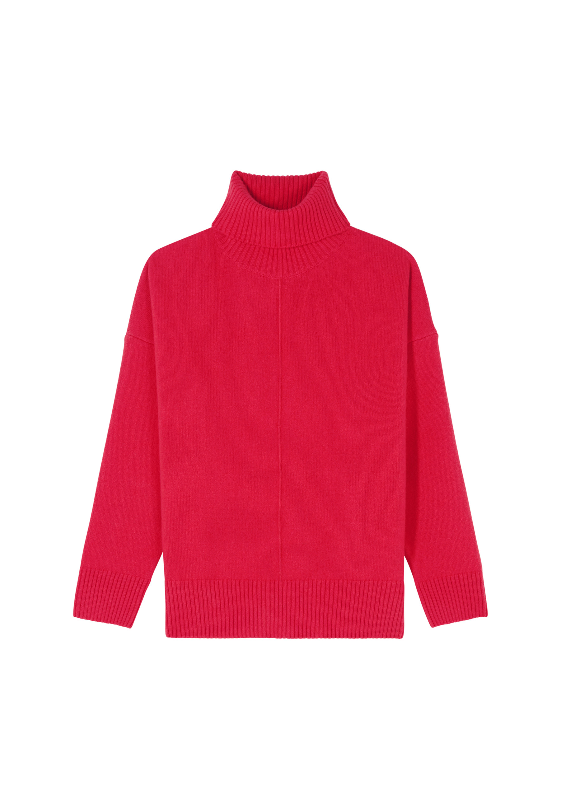 Turtleneck sweater with cashmere slits - Adena