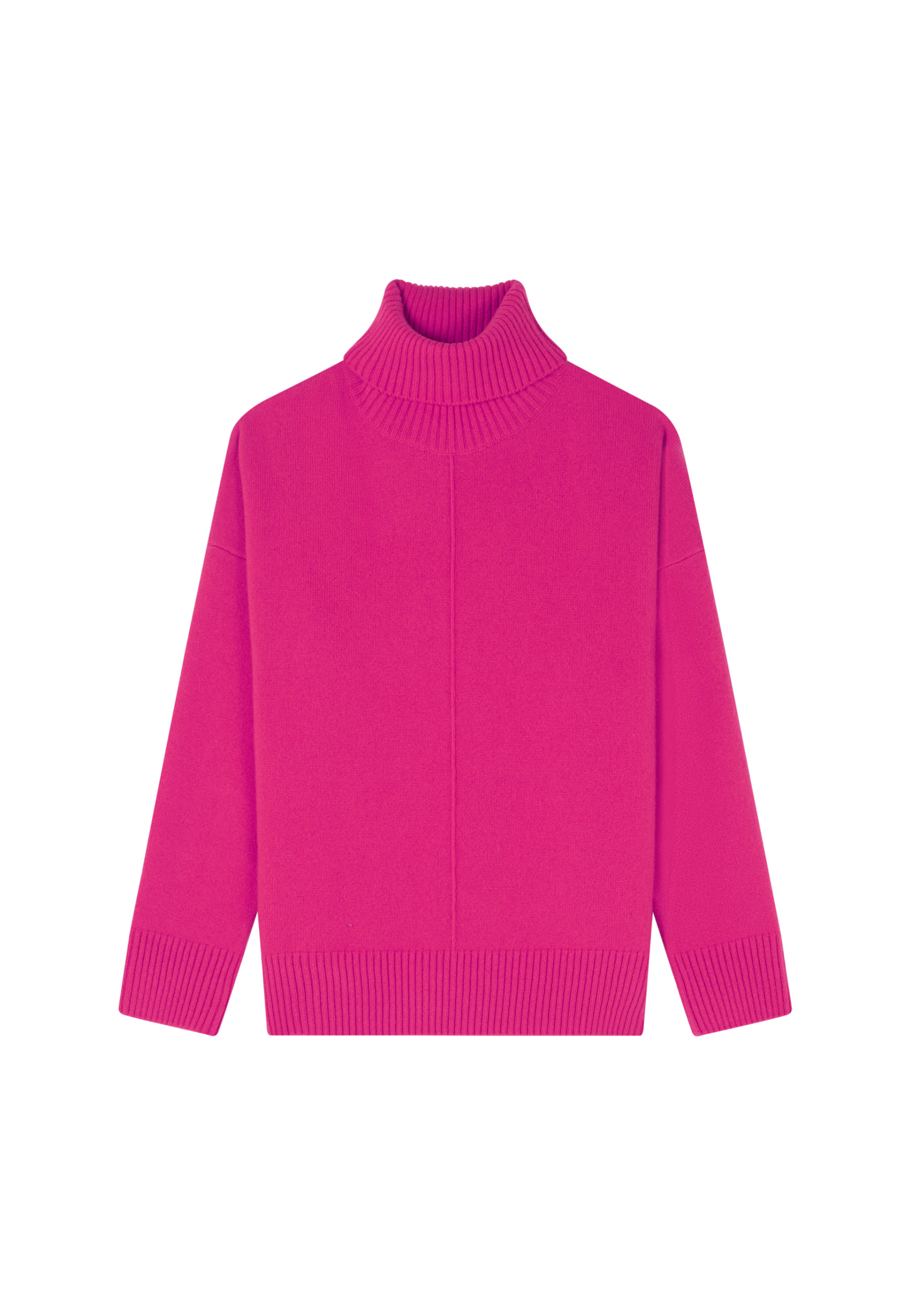 Turtleneck sweater with cashmere slits - Adena