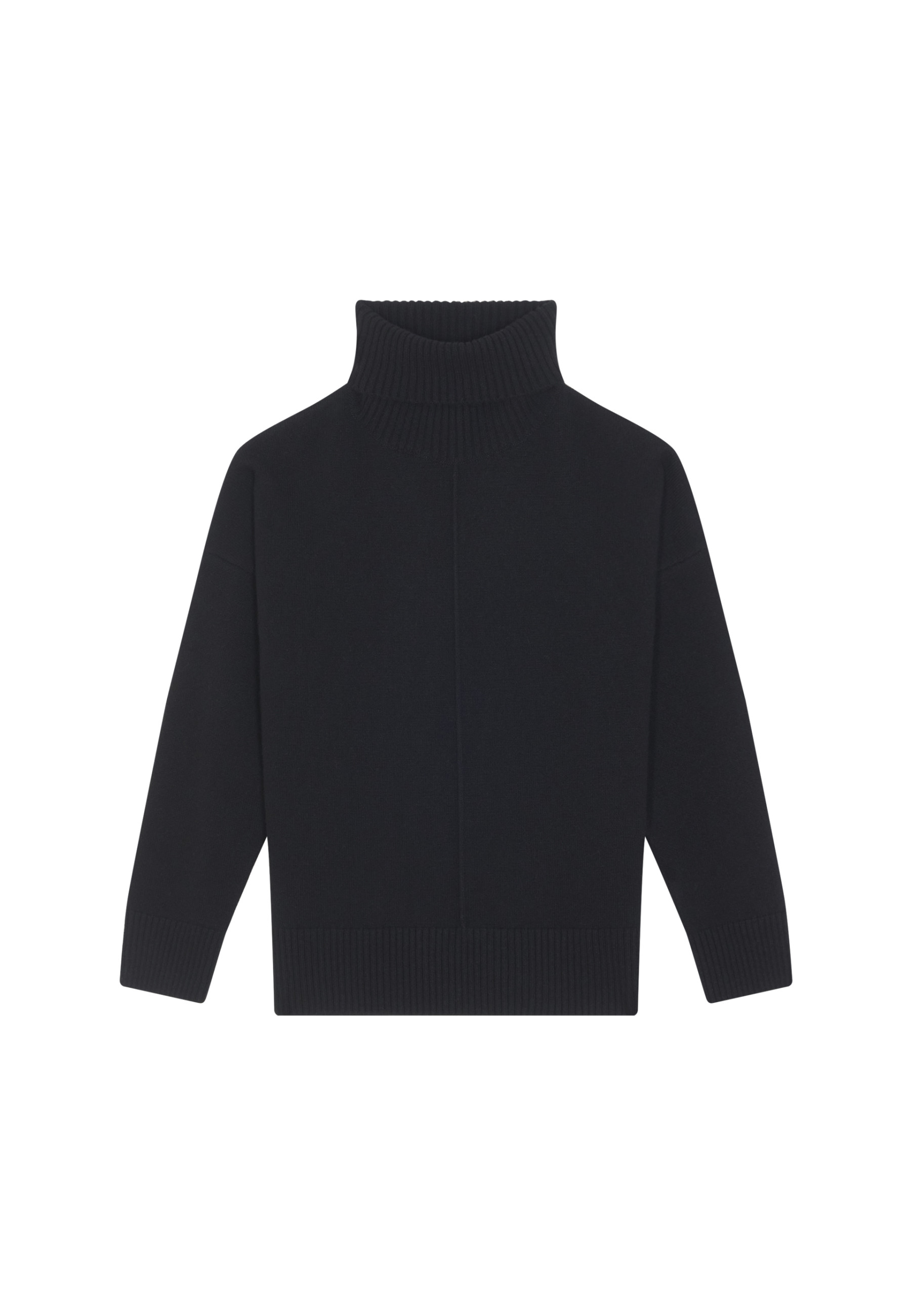 Turtleneck sweater with cashmere slits - Adena