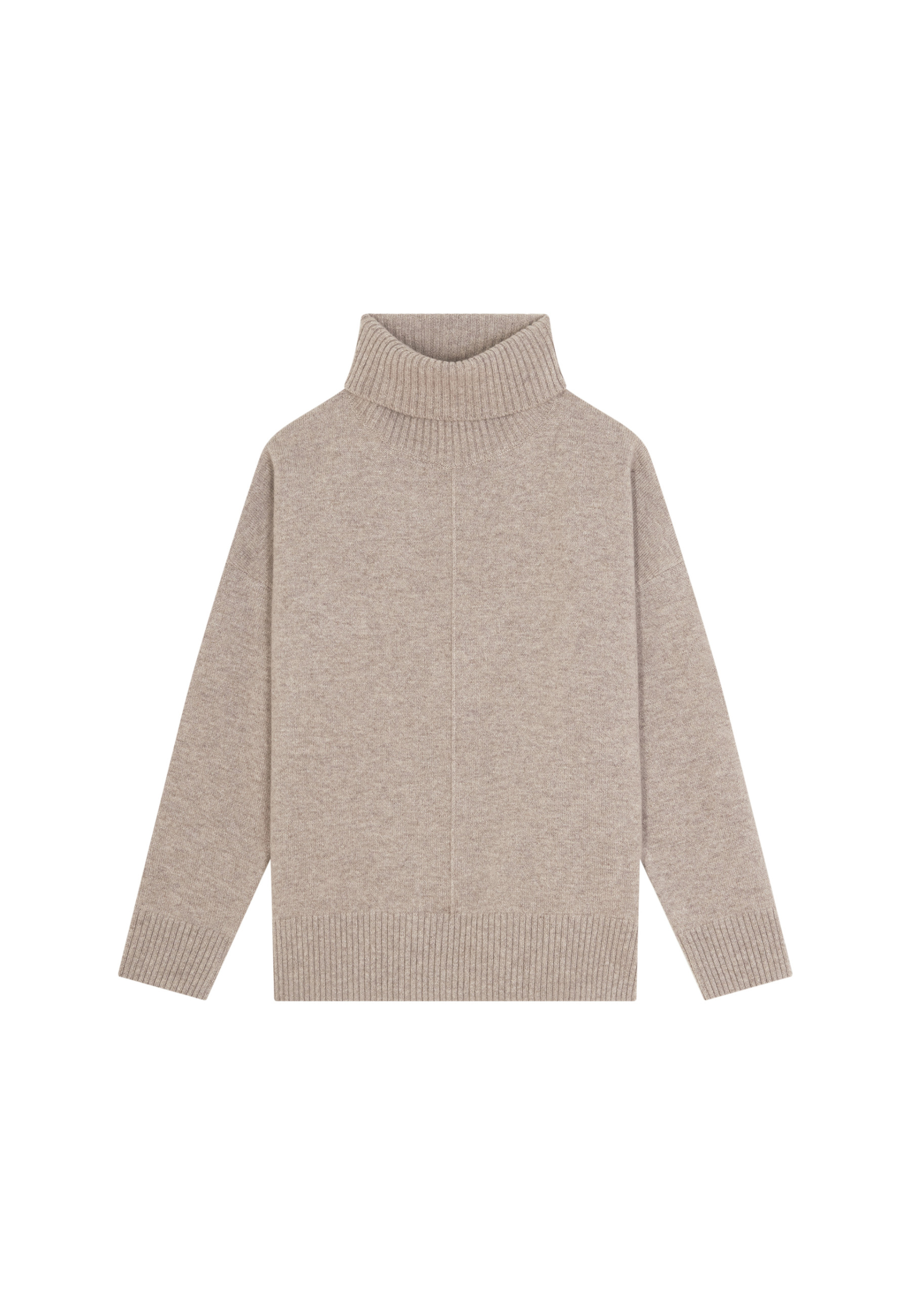 Turtleneck sweater with cashmere slits - Adena