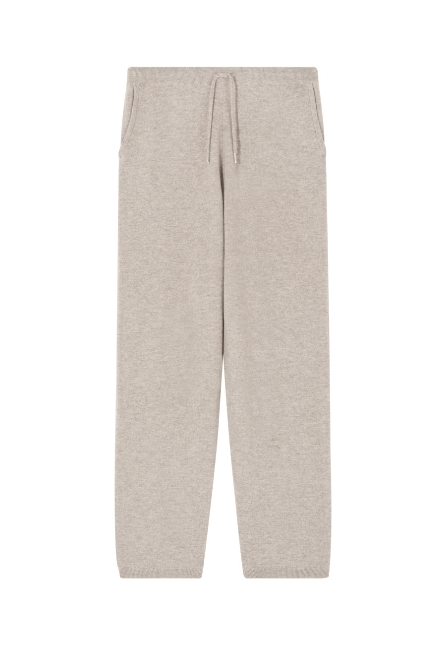 Calça de moletom de cashmere - Amande