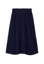 Long skirt in merino wool - Cecile