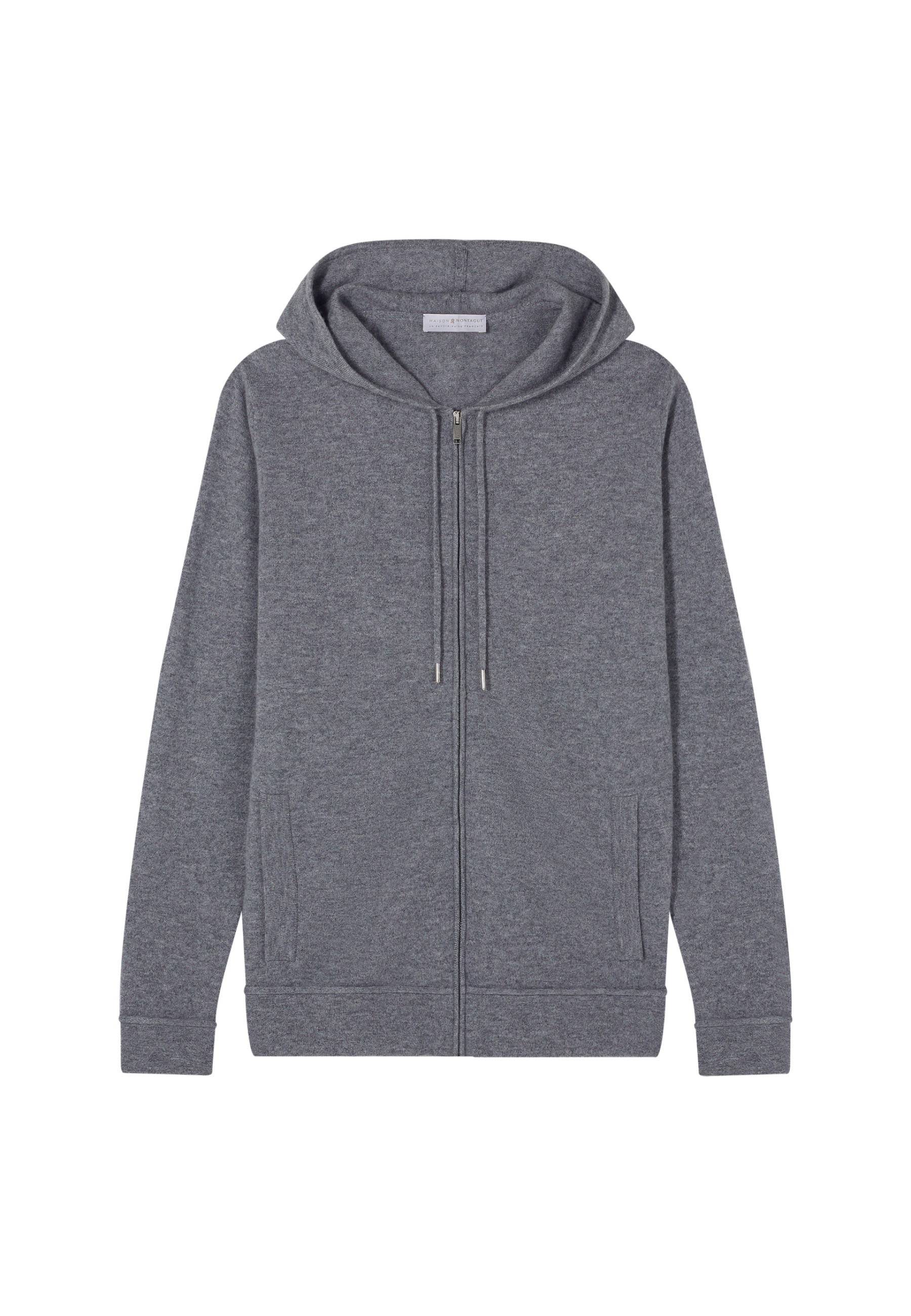 Gilet zippé capuche en cachemire - Emilien