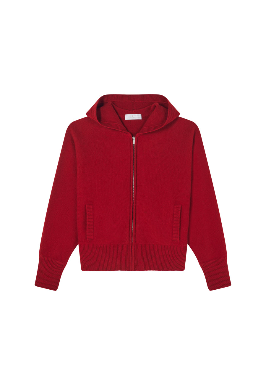 Colete de cashmere com zíper - Gabien