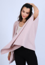 Gilet kimono sans manches - Harriet 6602 colombe - 24 rose clair