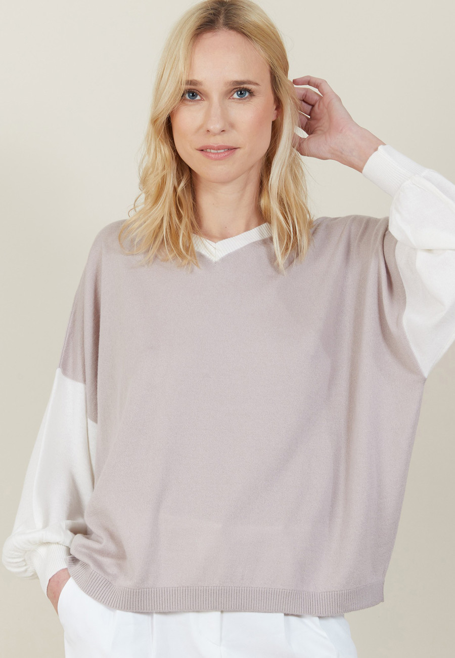 Maya-jersey knit sweater