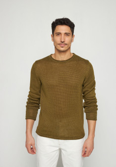 Linen round neck sweater - Rudy