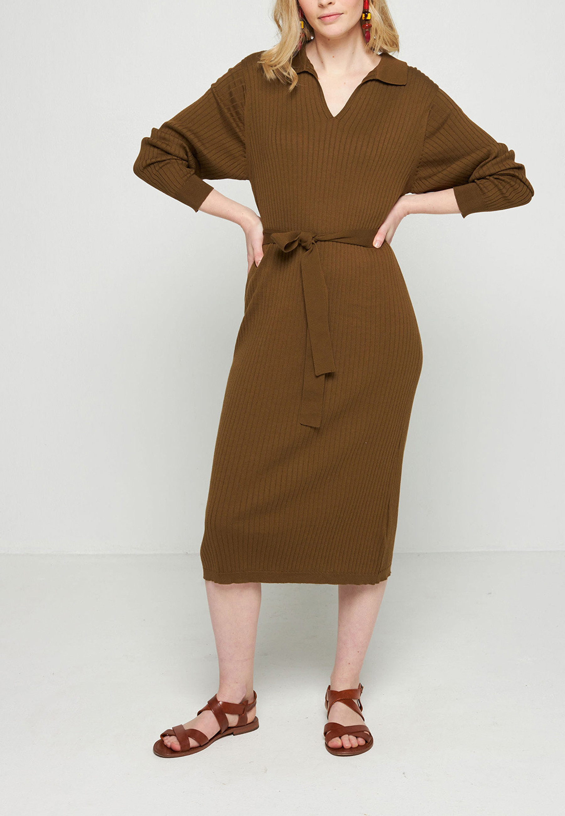 Robe longue en coton bio - Sibylle 7650