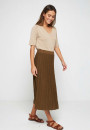 Long skirt in organic cotton - Sixtine
