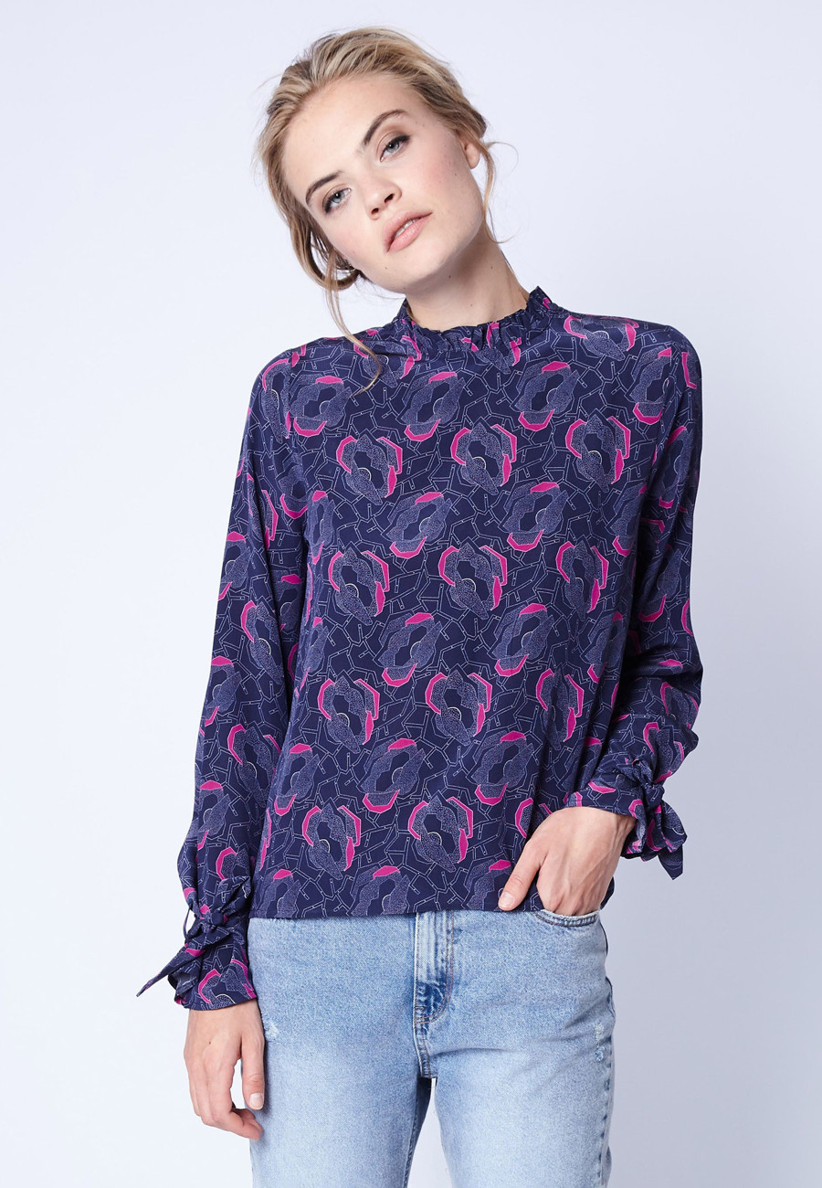 Maison Montagut x Maison Martin Morel Blusa de seda - Exode