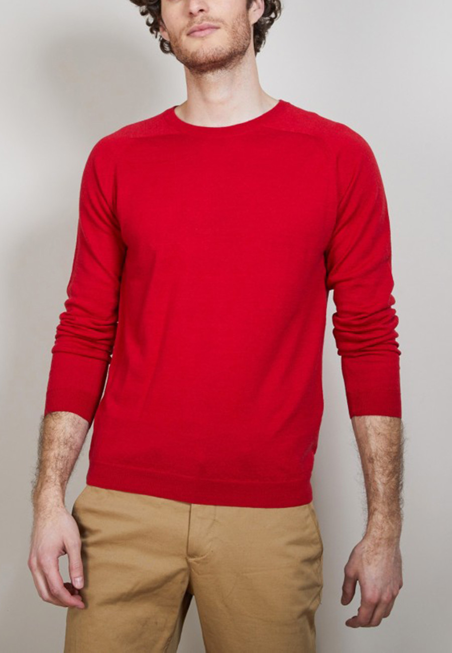 Round neck cashmere and linen sweater - Bandit