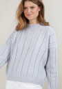 Round-neck wool and nylon sweater - Gustave