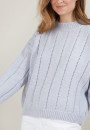 Round-neck wool and nylon sweater - Gustave