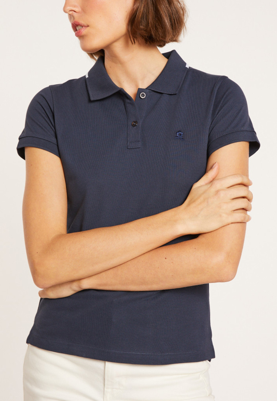 Camisa polo de algodão - Blooma