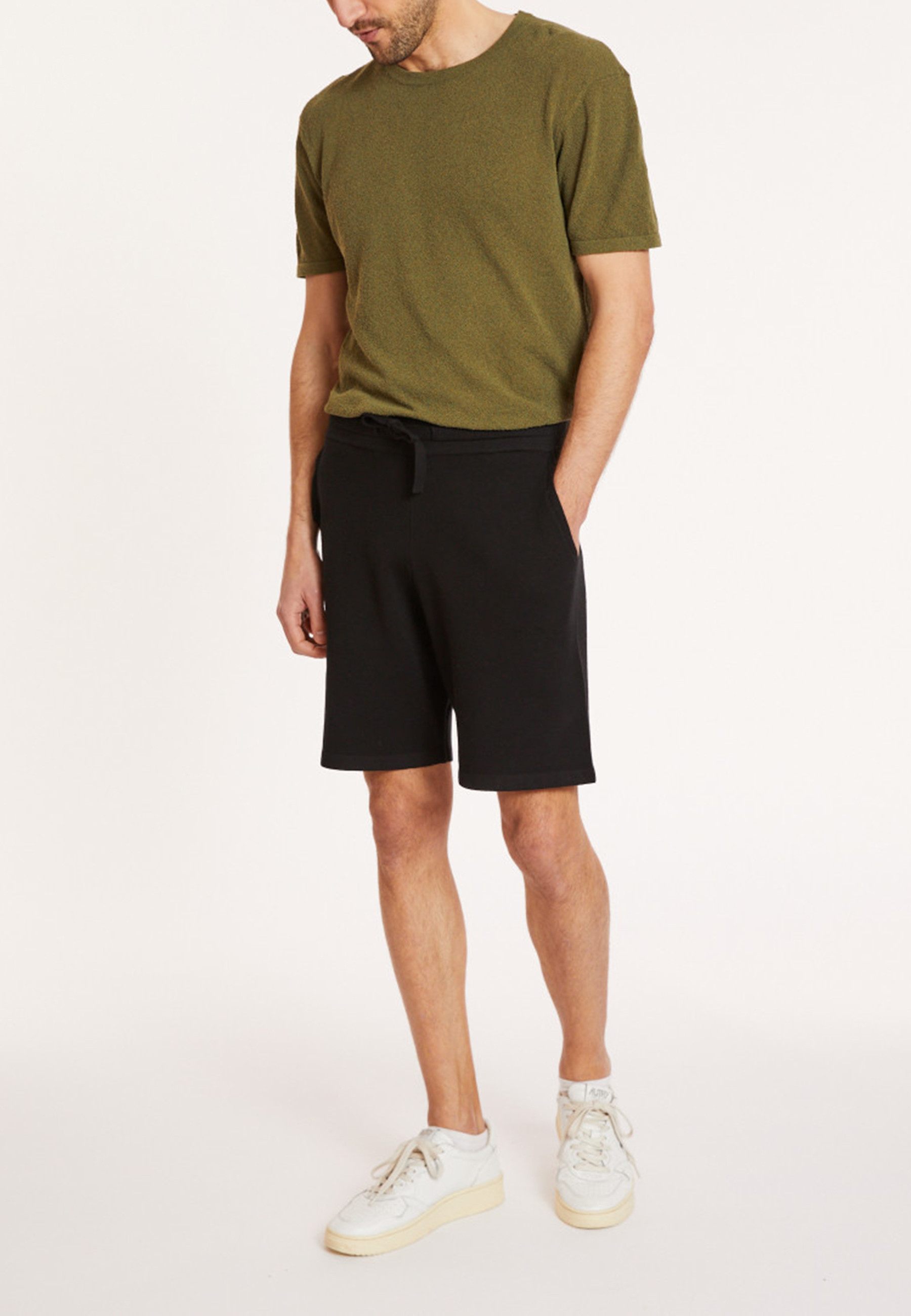 Short en coton avec poches - Donata 8051 cactus - 83 Kaki