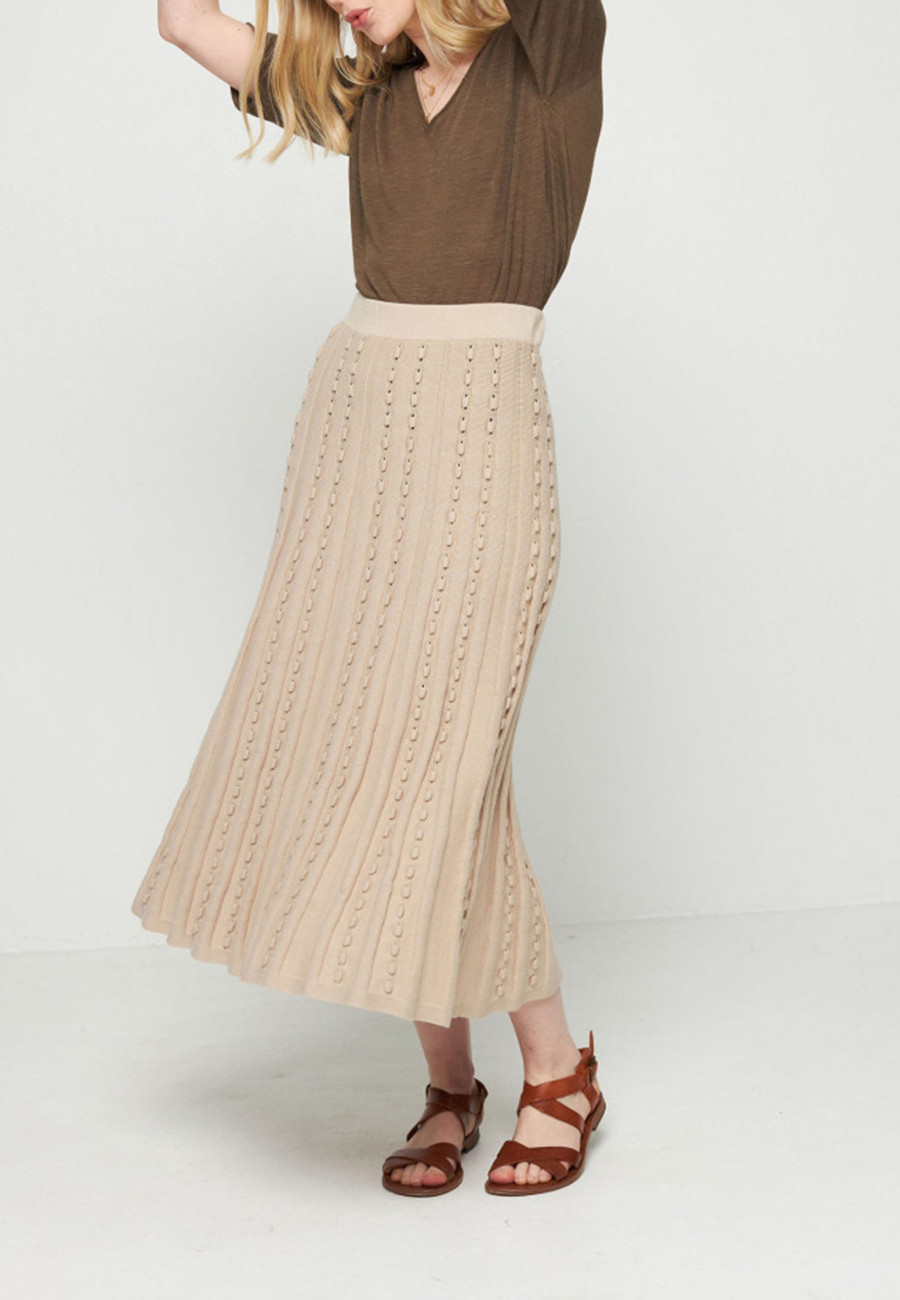 Long skirt in cotton - Sixtine