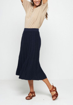 Long skirt in organic cotton - Sixtine