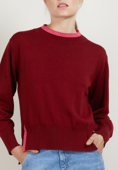 Two-tone wool sweater Gimmie