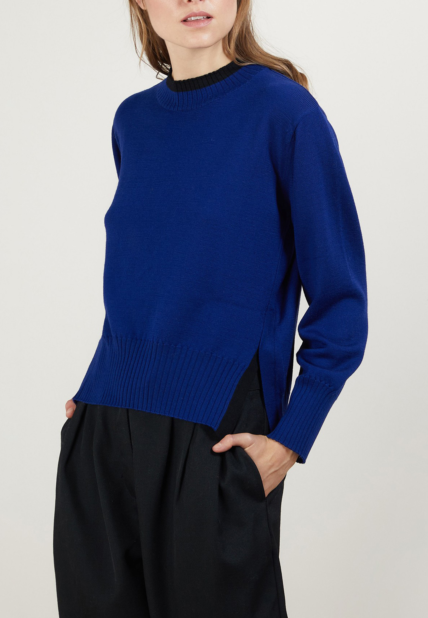 Two-tone wool sweater Gimmie
