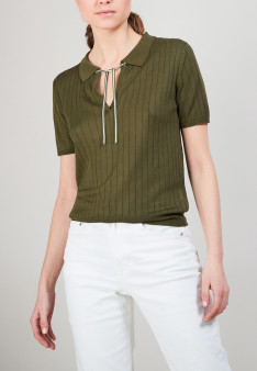 Pull col rond en viscose Alya