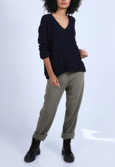 Pull ovesize col V - Sari