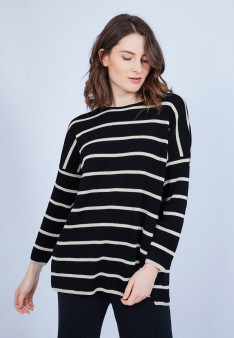 Pull rayé col rond - Mariah
