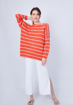 Pull rayé col rond - Mariah