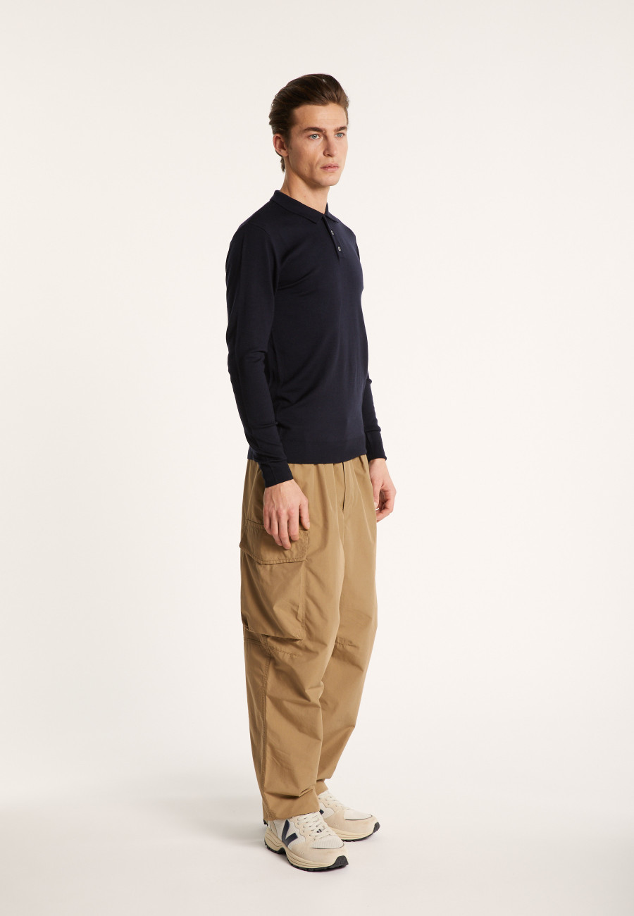 Merino wool polo neck sweater - Eni