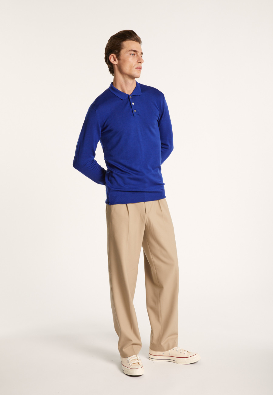 Merino wool polo neck sweater - Eni