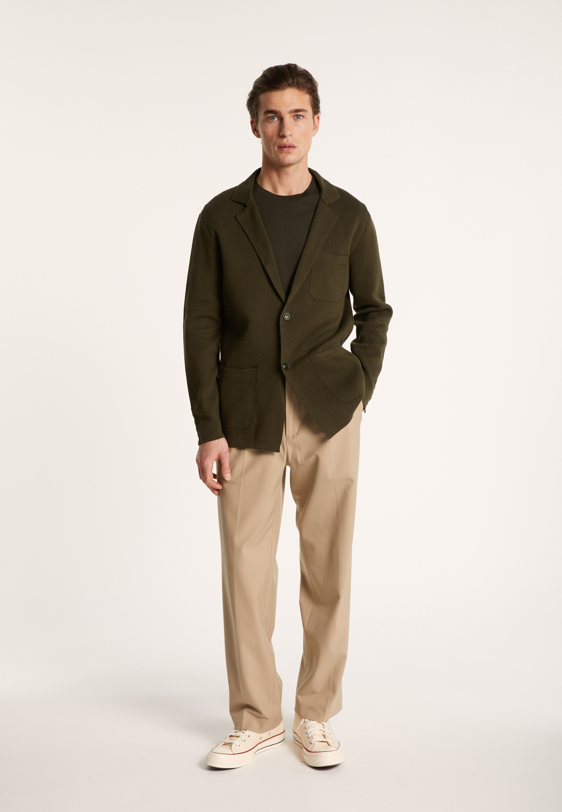 Cotton blazer with pockets - Bacari