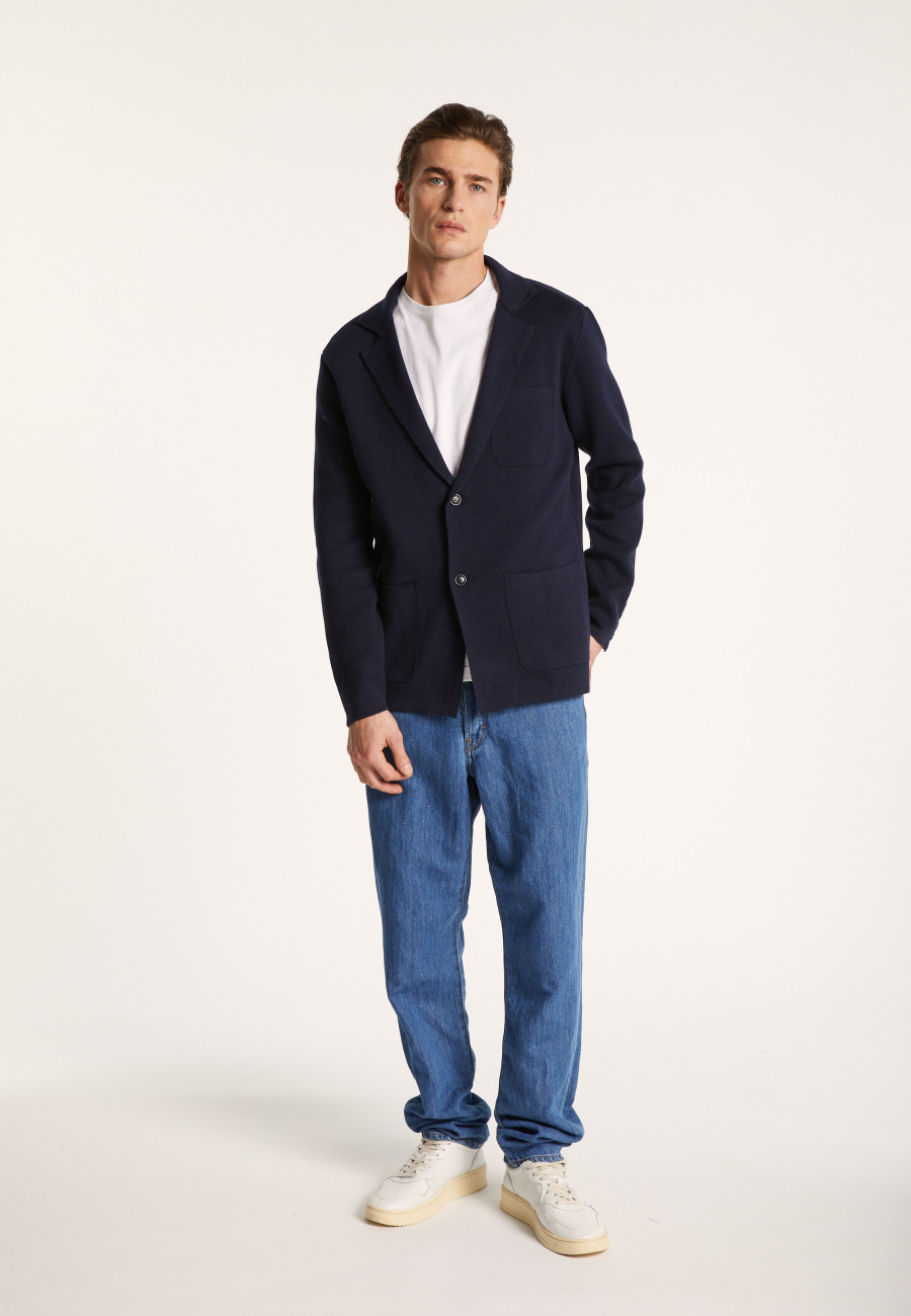 Blazer de bolso de algodão - Bacari