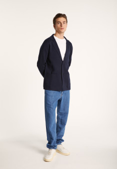 Blazer à poches en coton - Bacari 7212 fusain - 83 Kaki