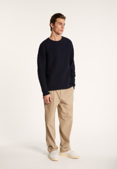 Organic cotton raglan sleeve sweater - Pepino