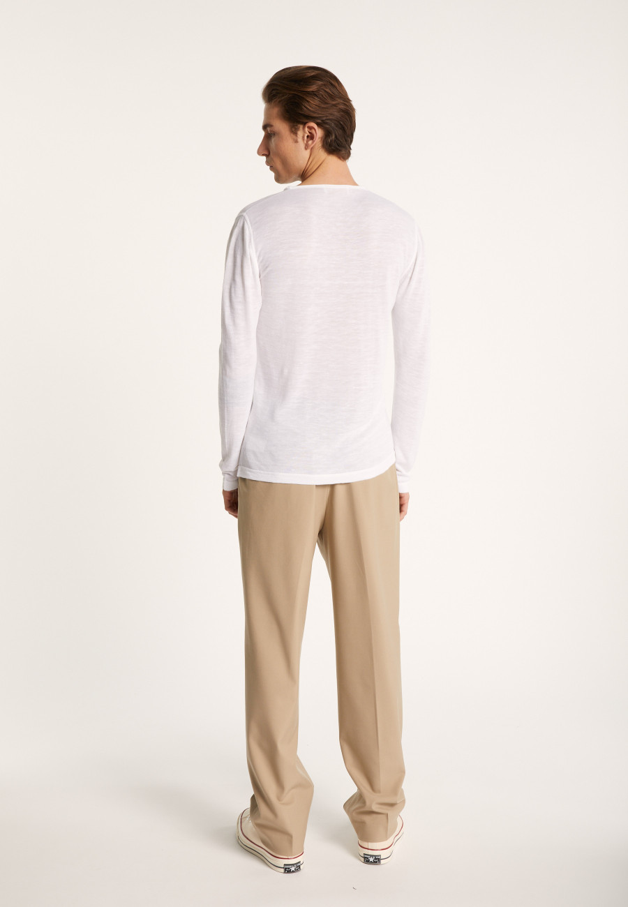 Camiseta de linho tunisiano flamejado - Blayne