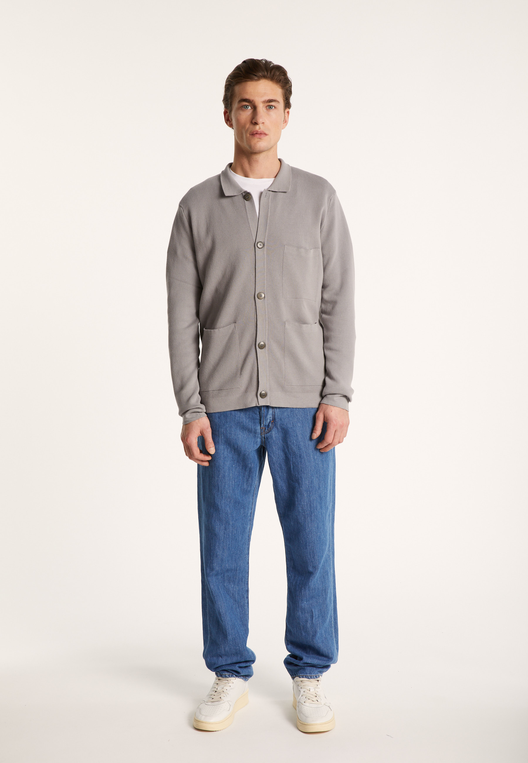 Dry cotton cardigan with pockets - Balto