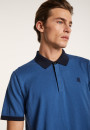 Polo bicolore en coton bio - Ignacio