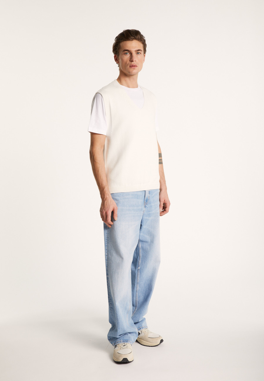 Sleeveless Organic Cotton Sweater - Isodor