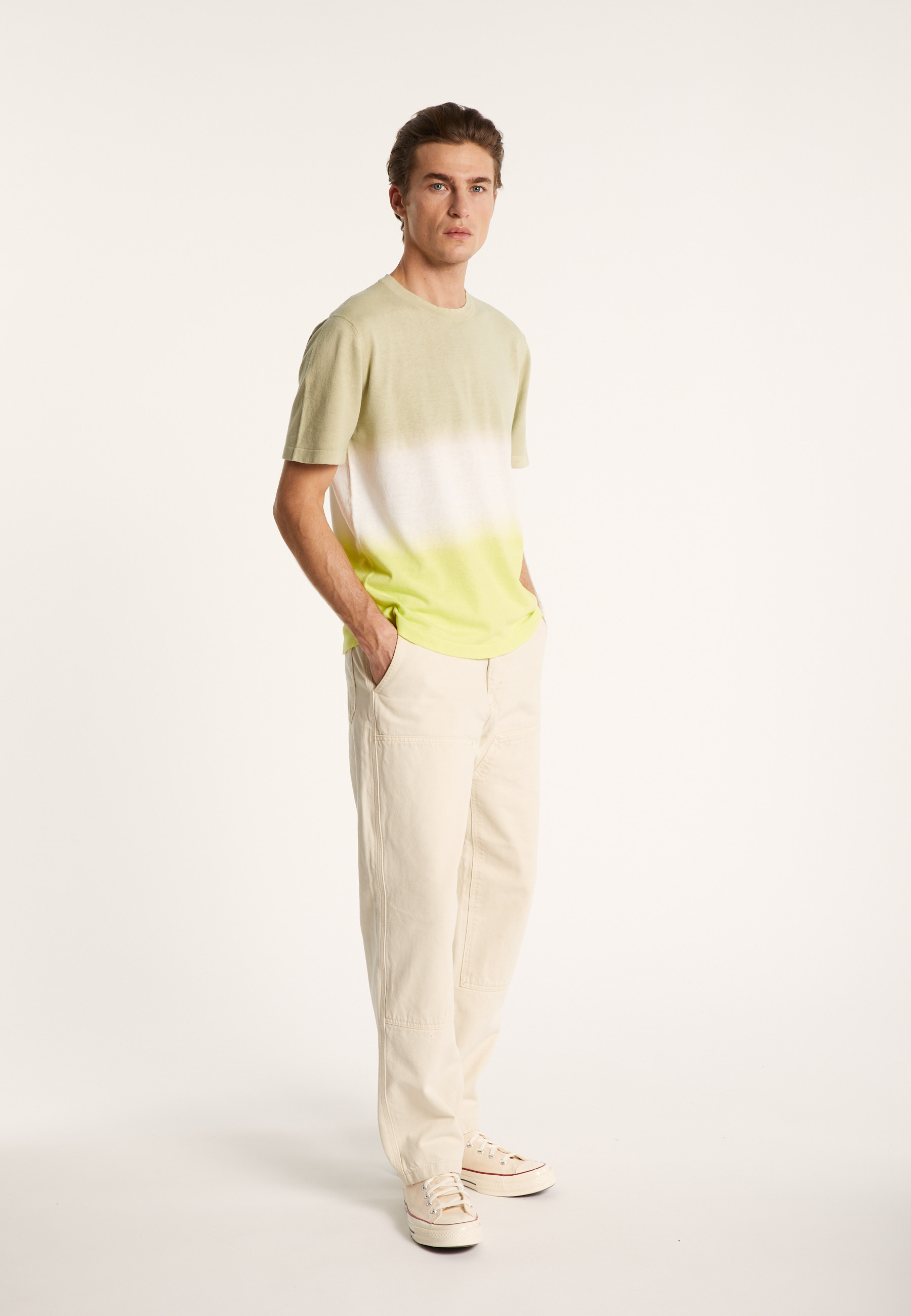 T-shirt col rond dip dye - Ivanoe
