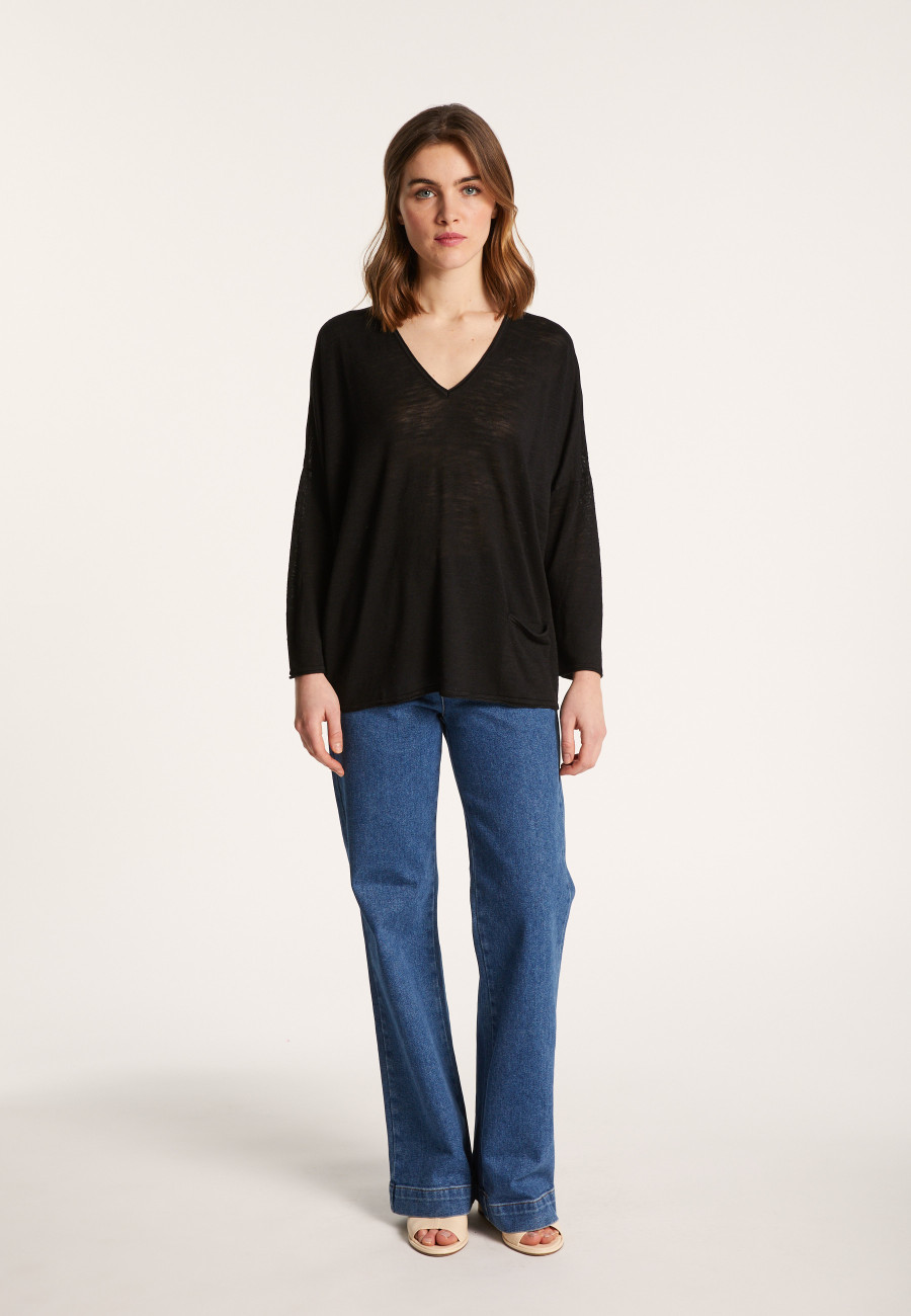 Long Sleeve V-neck T-shirt - Balou