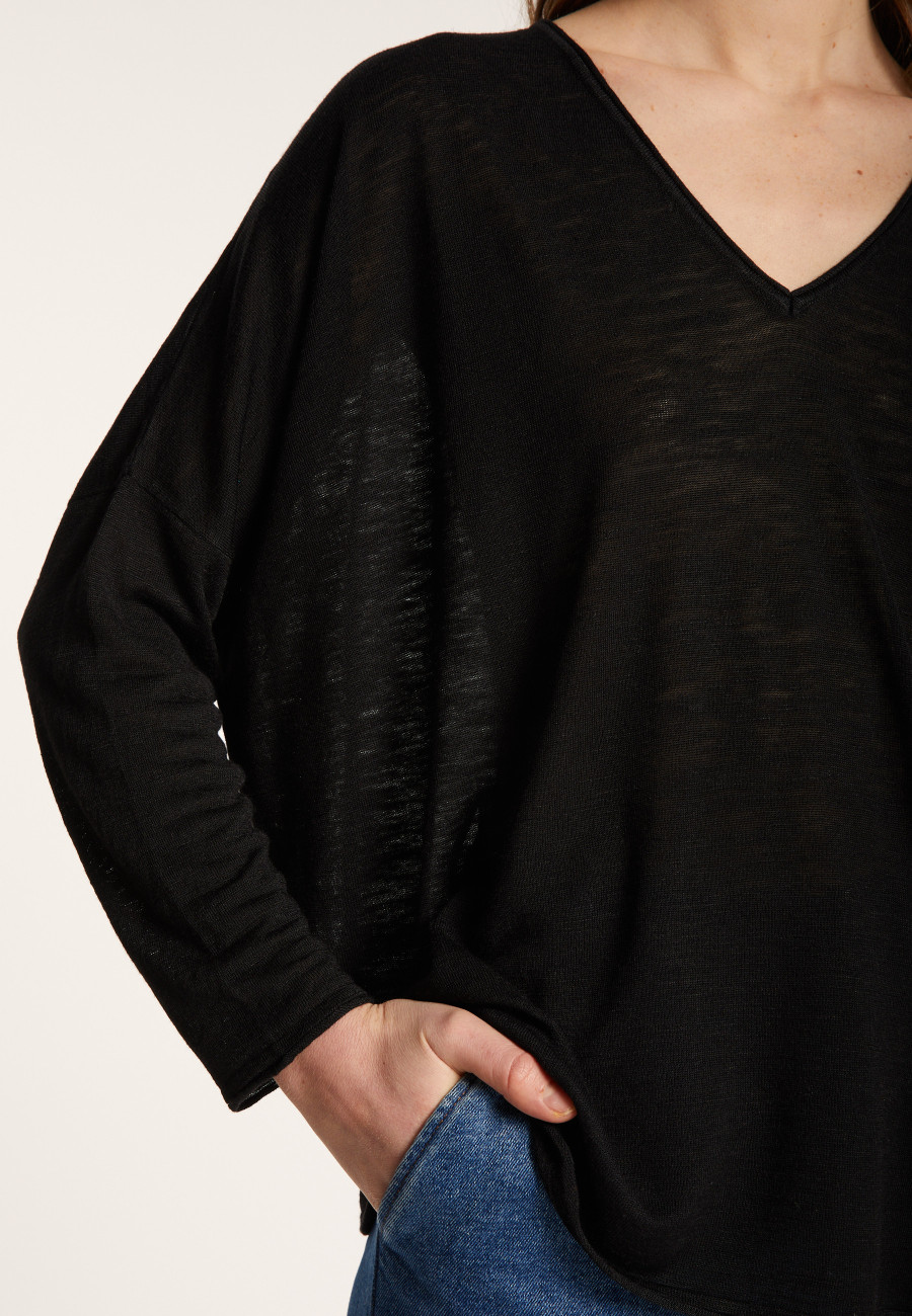 Long Sleeve V-neck T-shirt - Balou