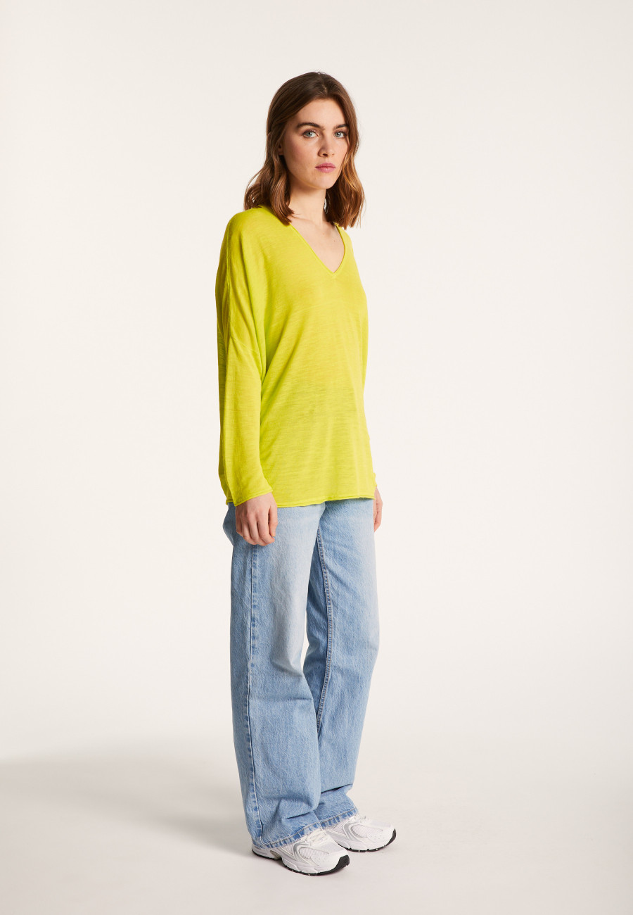 Long Sleeve V-neck T-shirt - Balou